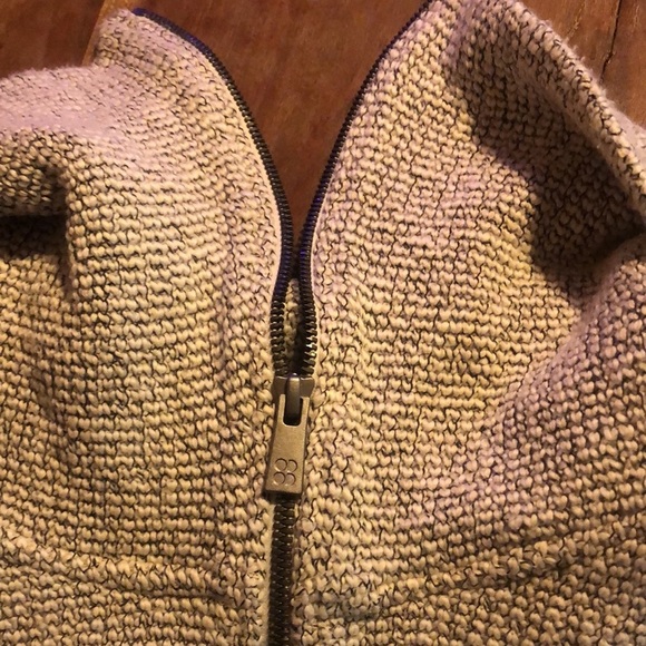 Sweaty Betty Sweater Restful Boucle’ Half Zip Pullover Turtleneck - Picture 10 of 11